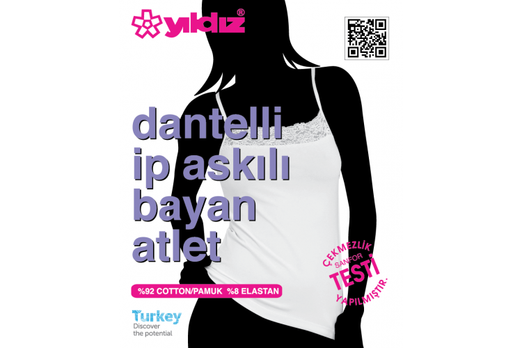 YILDIZ 2135 DANTELLİ ATLET